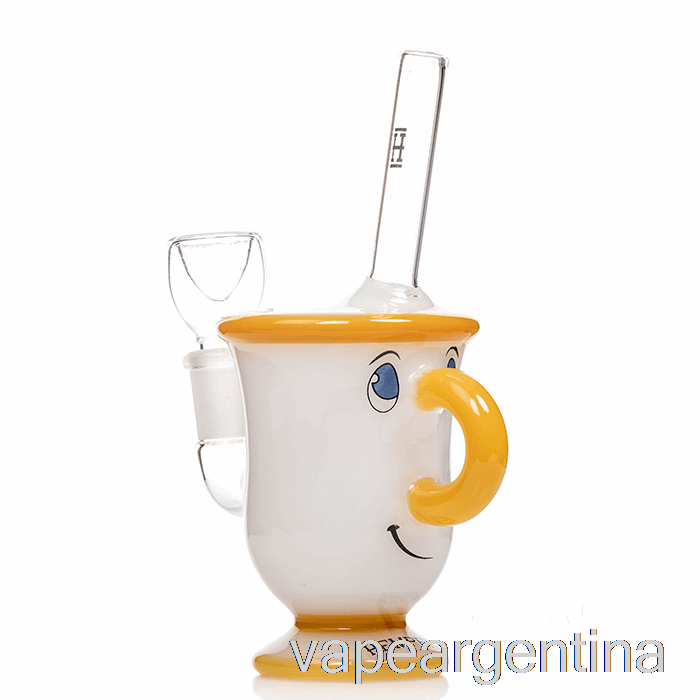 Taza De Té Cáñamo Bong Blanco / Oro Vape Argentina